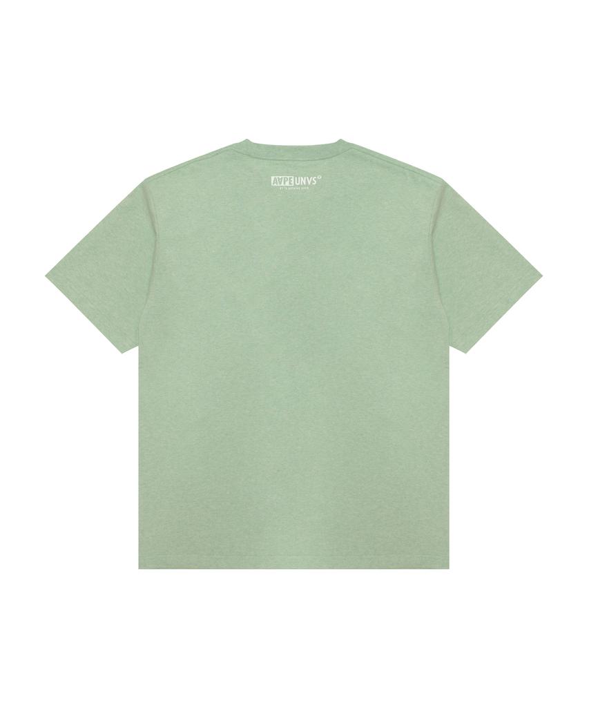 Eipeu Aapeunvs Moonface T-Shirt Green / Aaptem1836Xaqgr2