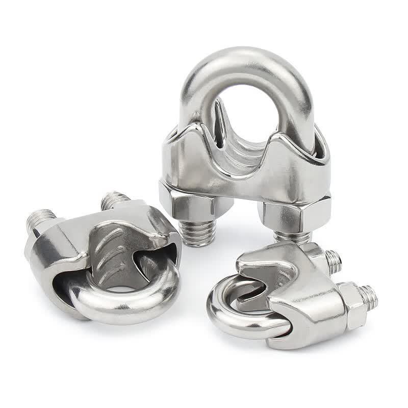 CT 304 Stainless Steel M6 Wire Rope Clip (10-Pack)