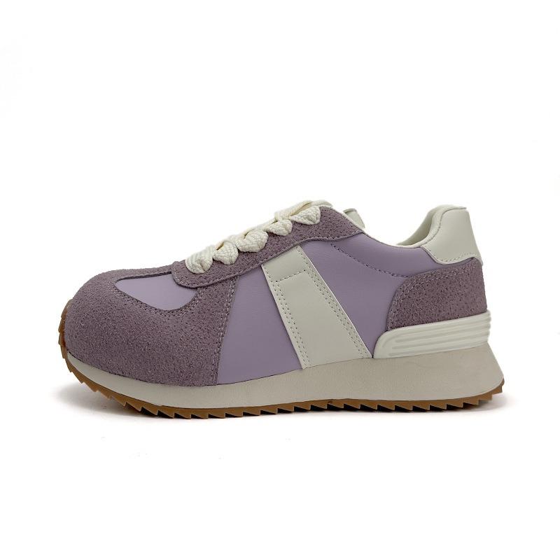 8 round head platform women's spring new versatile casual sports shoes