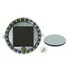 1/2Pc Solar Car LED Flashing Warning Light Round Indicator In-Night Caution Strobe Warning Light Running Lamp For All Vehicle