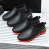 Men's Low Cut Fashionable Anti Slip Waterproof Wear Resistant Rain Shoes Rubber Shoes