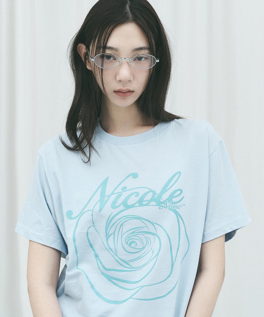 Nigaennikol Nicole Rose Sleeve Top_Sora Sky Blue