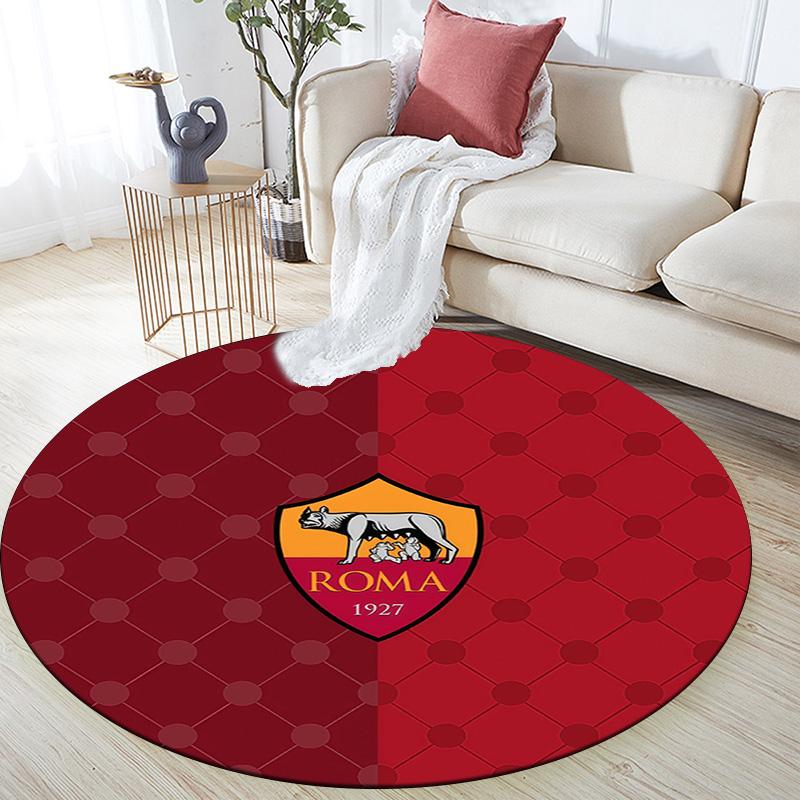 AS Roma Round Area Rug,Carpet Rug for Living Room Bedroom Sofa Playroom Decor,Non-slip Floor Mat