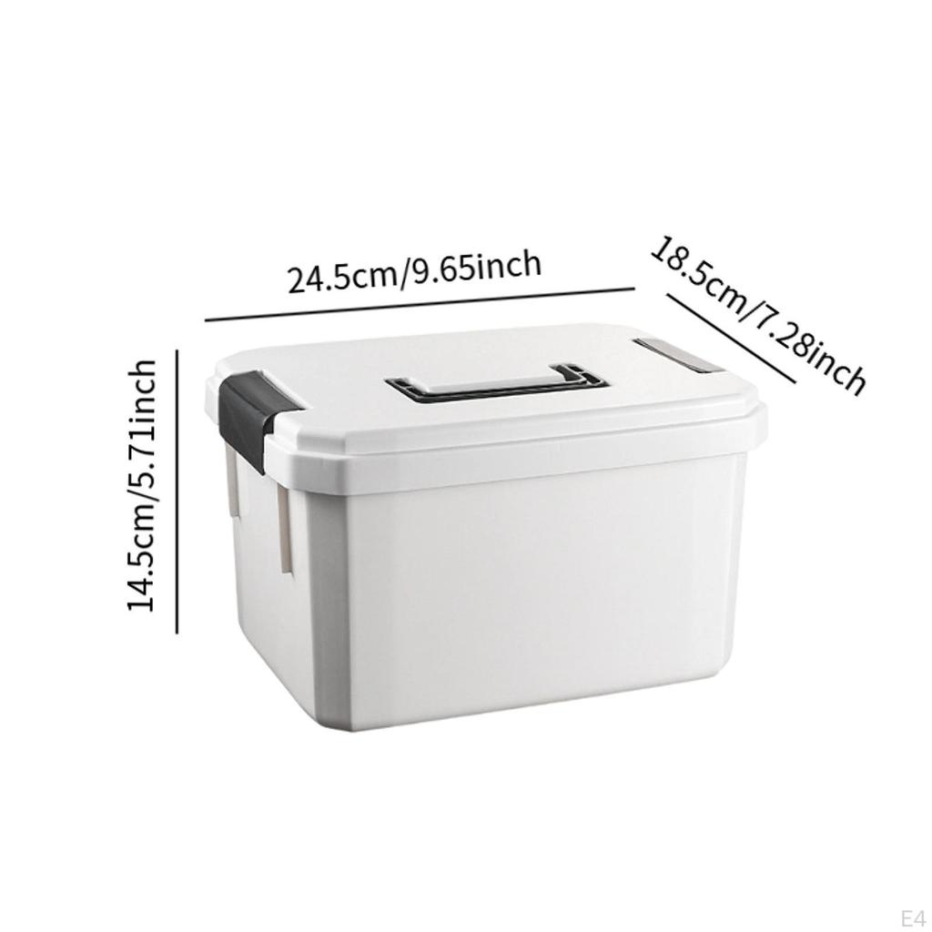 Compact Medical Organizer for First Aid and Office Supplies