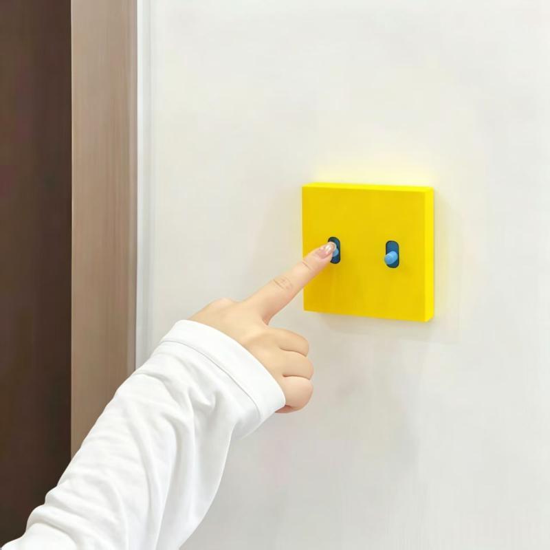86 Type Switch Cover 3D Printed Plastic Decor Panel Cute Fun Creative Design Wall Plate Easy To Clean for Home Hotel Wall Decor