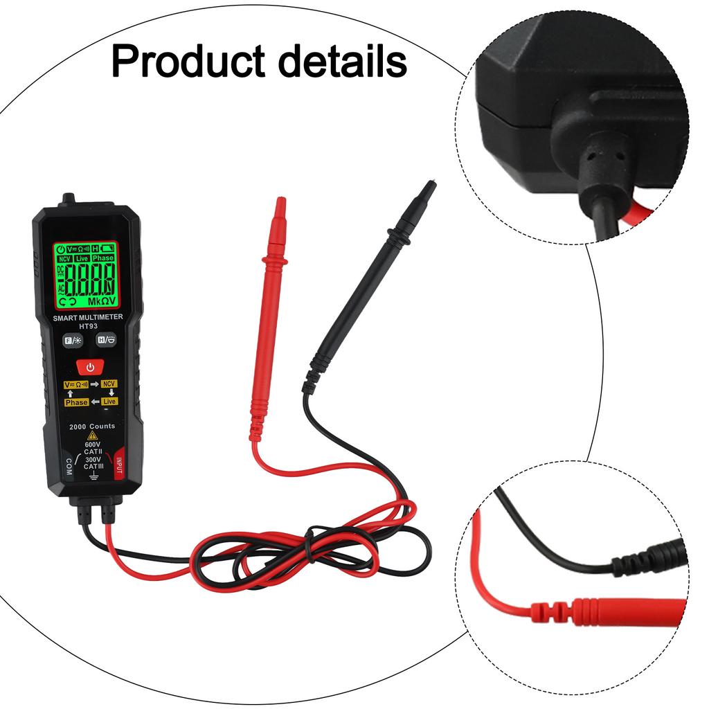 Auto Range Smart Multimeter Digital Multimeter Handheld Multimeter Auto Shutdown