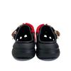 Crocs Crush Clog Cookies Crunch Fashion Retro Playful Cute College Versatile Comfortable Hole Shoes Women Black