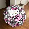 1pc Hello Kitty Automatic Folding Umbrella, Casual Outdoor Accessory, Birthday Festival Gift Yy251126202