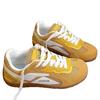 Couple Soft-soled Casual Forrest Gump Shoes Women's 2025 Summer Yellow and White German Training Shoes Retro Sports Casual Racing Shoes