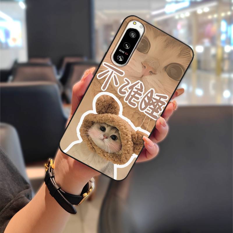 Graffiti Dirt-resistant Phone Case For Sony Xperia5 IV Anti-dust Phone Pouch Protective Full Wrap Durable Back Cover TPU