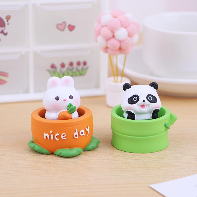 Cute Pet Bounce Ornament: Stress-Relief Desk Decor & Birthday Gift