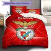 Benfica POSTER Bedding Quilt Set Quilt Cover Pillowcase Home Decoration Birthday Gift (1 * Duvet Cover + 2 * Pillowcase, Without Core)