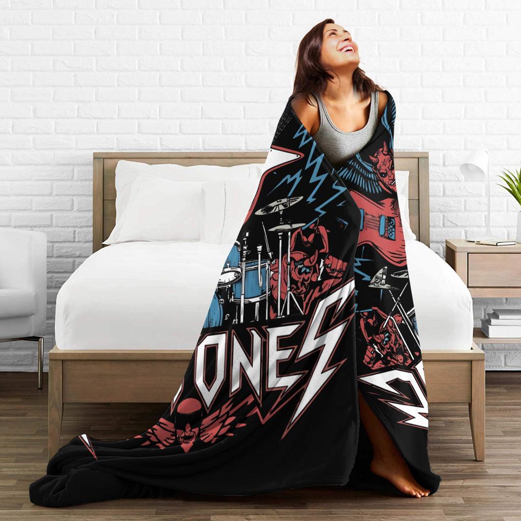 Soft Warm BlanketStudents Travel D-Deftoness Nu Metal Throw Blanket Flannel Bedspread For Outdoor Street Trend Sofa Bed Cover