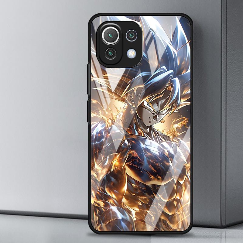 D-ragonS B-allS Goku Hülle für Xiaomi mi 12X Note 10 11 Lite 12 10 Pro 13 10T 14 12T 11T Glas Handyhülle