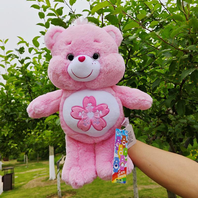 Carebears Rainbow Bear Doll Love Bear Plush Doll Genuine Sakura Care Bear Plush Doll