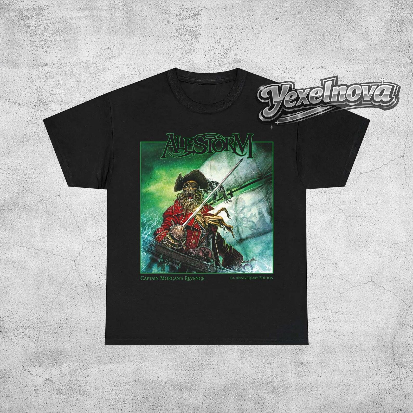 Alestorm Captain Morgan s Revenge T-Shirt – Metal Music Band Merch 3XL