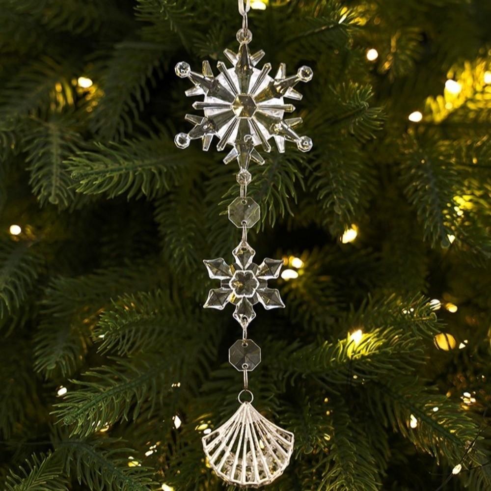 18/28 Pcs Teardrop Shape Christmas Tree Decor Sparkling Icicle Decorations Pendant Windows