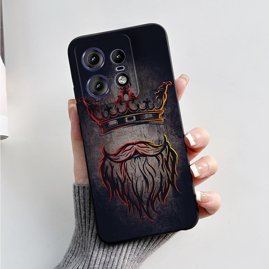 For Motorola Edge 50 Pro Ultra Fusion Case Stylish Pattern Soft Silicone Back Cover for Moto Edge 50 Pro Ultra Fusion Capa Funda