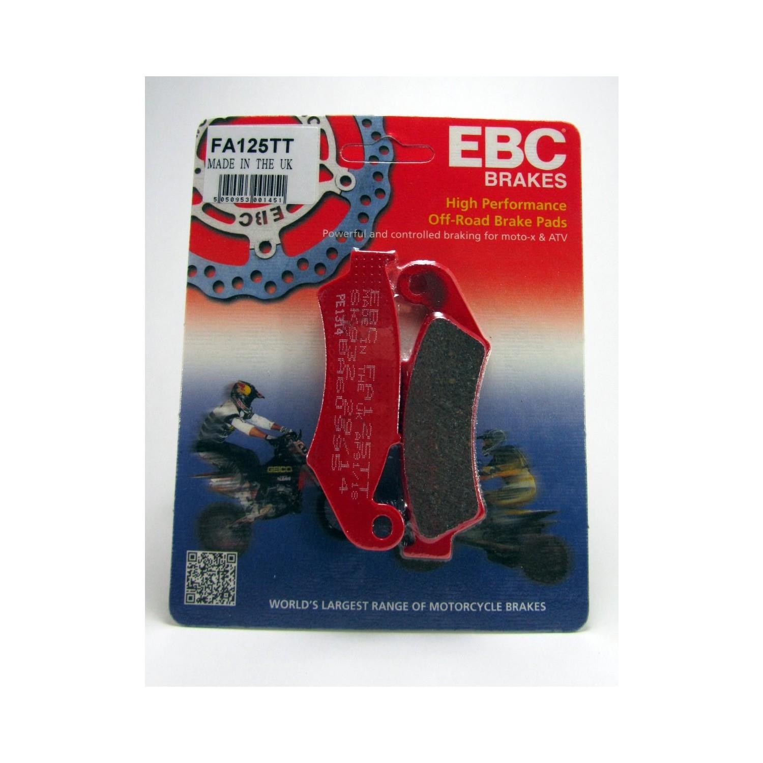 

Ebc Fa125Tt 1990-1993 Honda NX 250 совместимые передние тормозные колодки карбоновые колодки