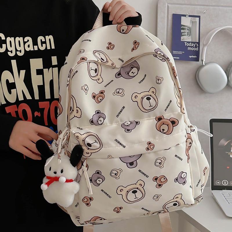 Schoolbag Spring and Summer New College Style Backpack Large Capacity Cute Junior High School College Student Women's Schoolbag High Value
