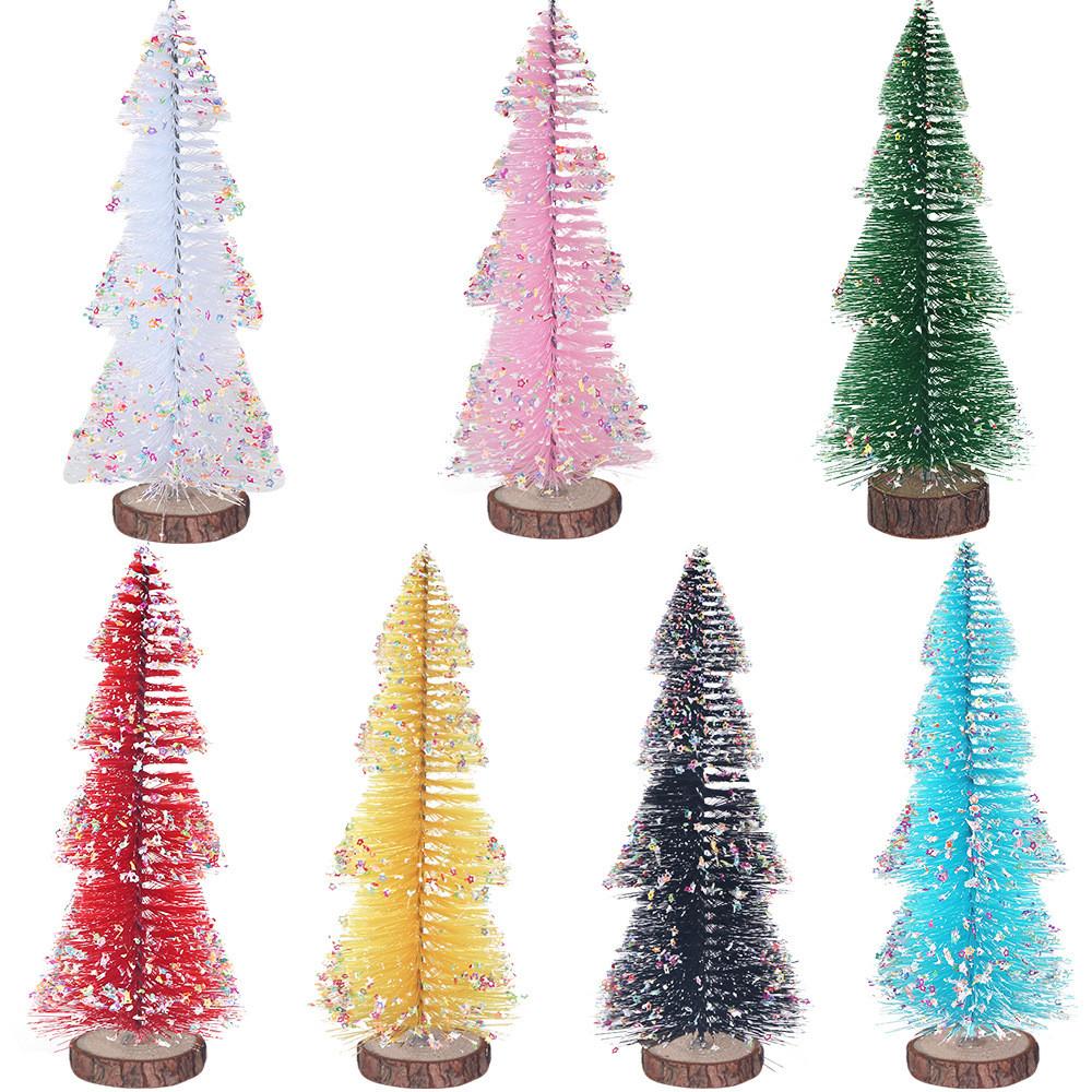 Mini Christmas Elegant Tree Decor Charming Star Shape Design Tabletop Display For Joy Holiday
