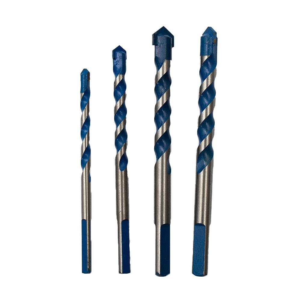 

4Pcs/Set Carbide Alloy Triangle Drill Bits 6/8/10/12mm Multipurpose Tile Drill Bit Set Tip For Wood Metal Masonry Drilling China Mainland