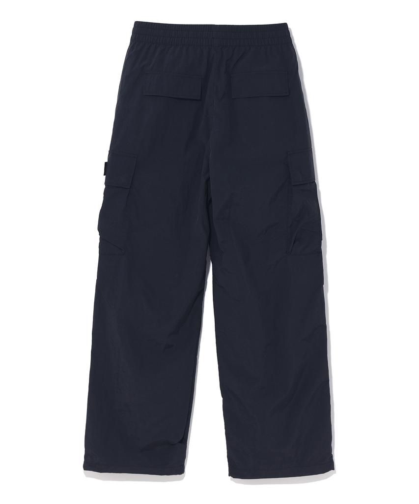 RAYFIKERS Wide Cargo Parachute Pants Mq2Pu364_Black