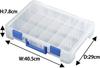 JEJ Astage Storage Box Parts Stocker Clear Depth 29 X Height X Width Cm Set of 6 of Set of 6 DIY Tool Box Fishing Tackle Case PS-400 7.8 40.5 PS-400