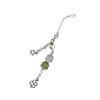 Stylish Lucky Clovers Phone Charm Handmade Craft Supplies Acrylic and Alloy Phone Chain for Bags and Adults Daily Use