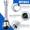 360 Rotate Swivel Water Saving Tap Aerator Diffuser Faucet Nozzle Filter Adapter