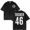 Cotton Vintage Washed Off Campus Graham 44 T Shirt Fashion Men Briar University Hawks Di Laurentis 66 Tucker 46 Tees Shirts Daily Wear Cool Top