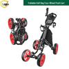 Landa 4-Wheel Foldable Golf Push Cart