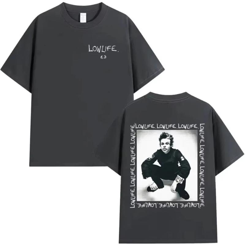 Yungblud World Tour T-Shirts Men Fashion Rock Gothic Short Sleeve T Shirt Male Hip Hop Pure Cotton Sports Tshirt Fans Gift