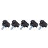 5Pcs M6 Plastic TriangularHead Arc Handle Screws Locking Bolt Fastener Accessory 15mm