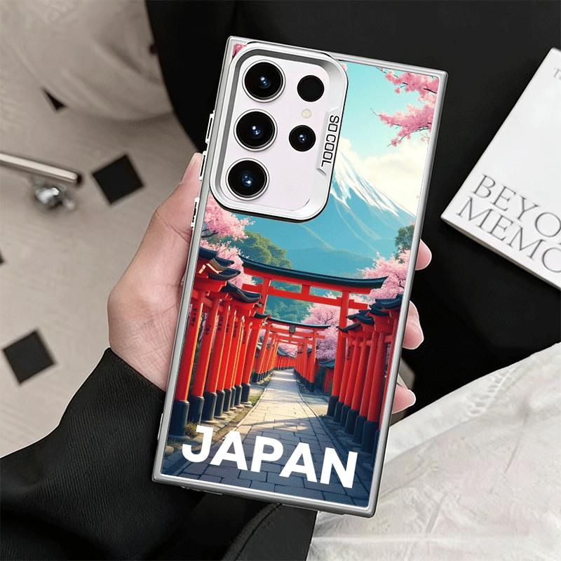 Osaka Tokyo Japan Scenery Soft Phone Case for Samsung Galaxy S24 S25 FE S26 Edge S23 Ultra S22 Plus S21 + Shockproof Cover Back