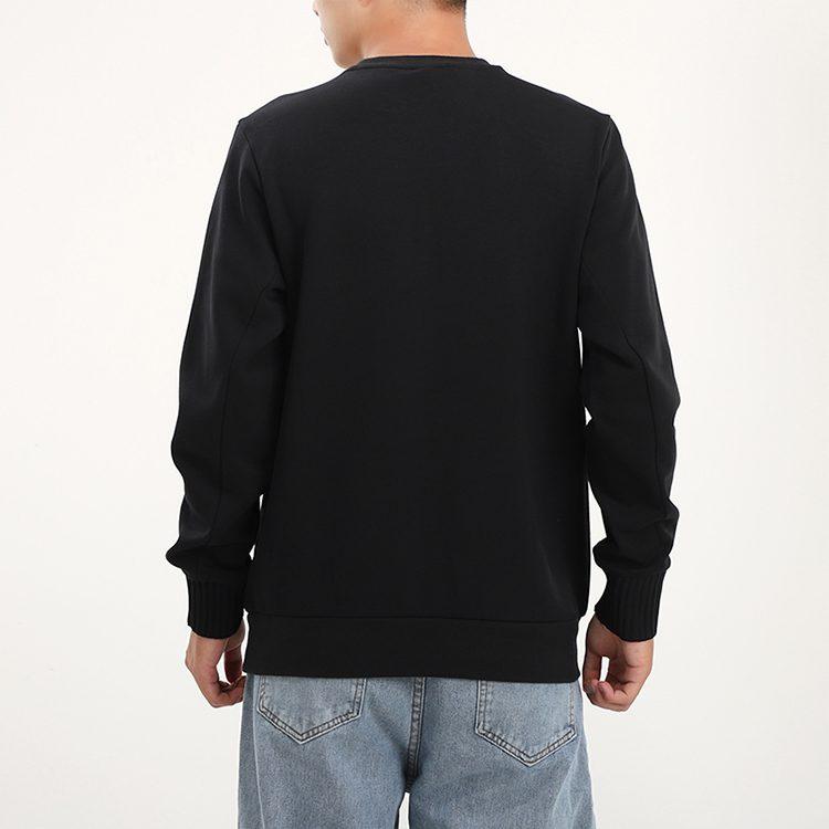 Adidas Sweatshirts Men's Black Crew Neck Moderate Regular GF4040