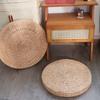 Round Tatami Cushion Handmade Floor Mat Durable Natural Straw Futon Cushion  Window