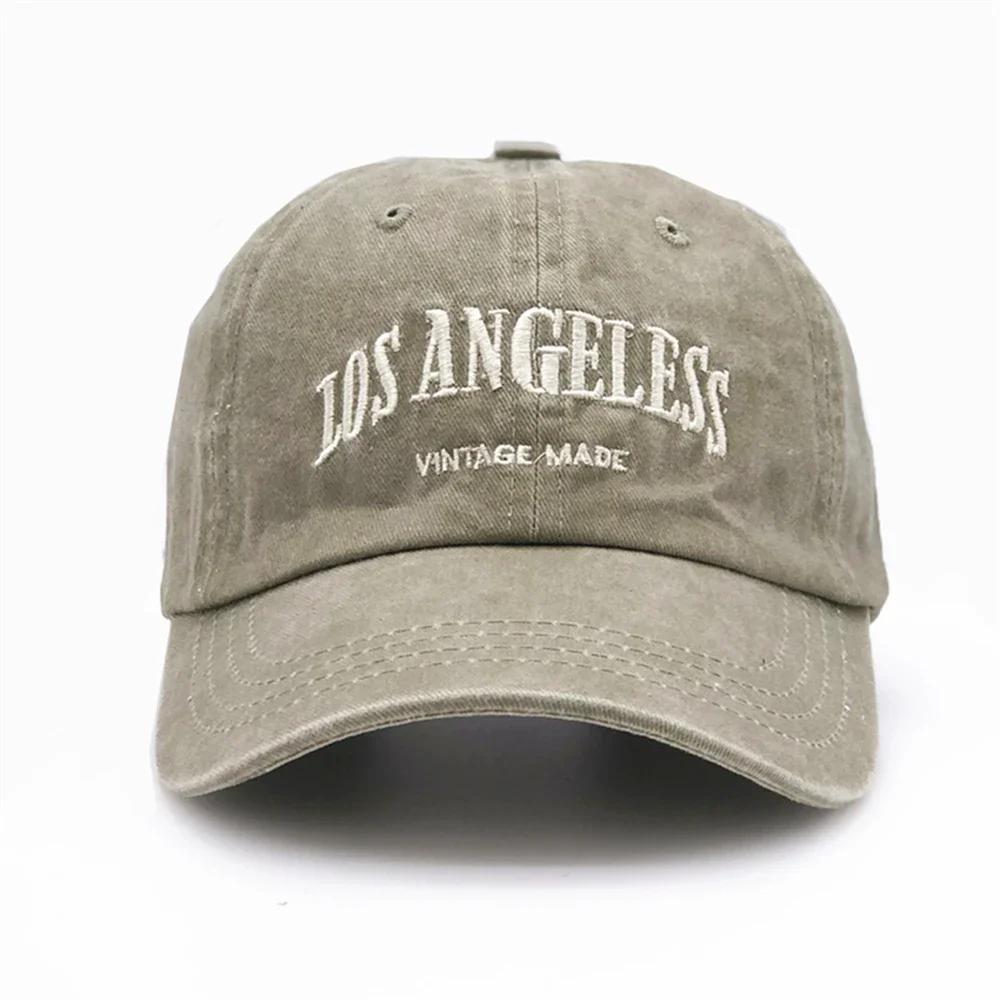 Unisex Cotton Baseball Cap Fashion Embroidery Soft Top Retro Snapback Hat