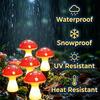 Solar Mushroom Lights for Garden Decor Waterproof Outdoor Garden Mushroom Lamp Solar LED Fairy Lights for Patio Path Yard Lawn