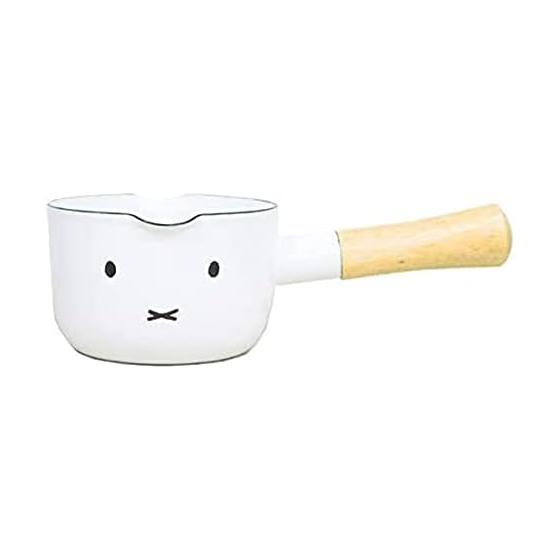 Fuji Enamel Miffy Face IH Compatible Milk Pan One Hand Pot 12cm