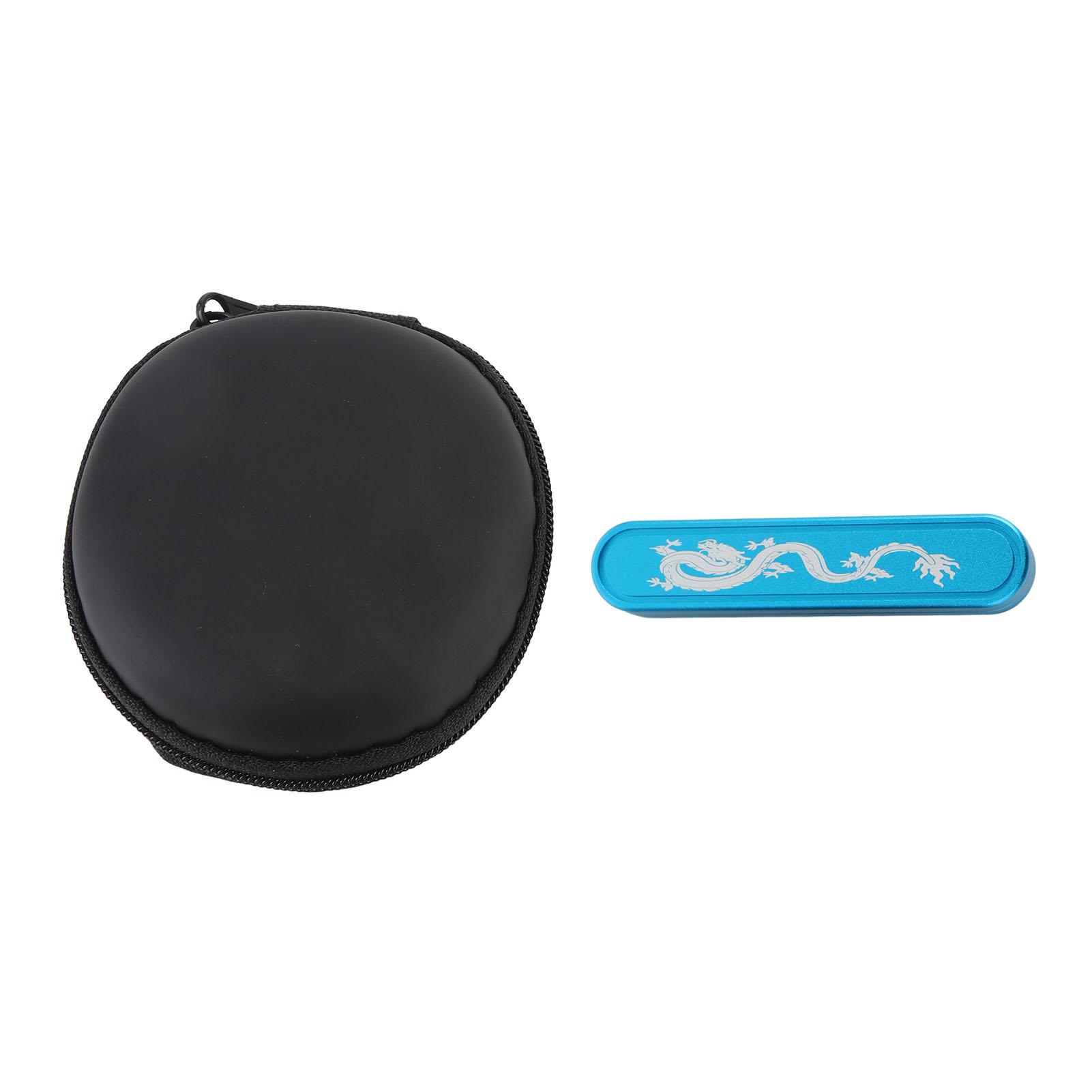 

Fingertip Push Card Toy Mechanical Haptic Slider Zinc Alloy Stress Relief Toy for Travel Work Home синий