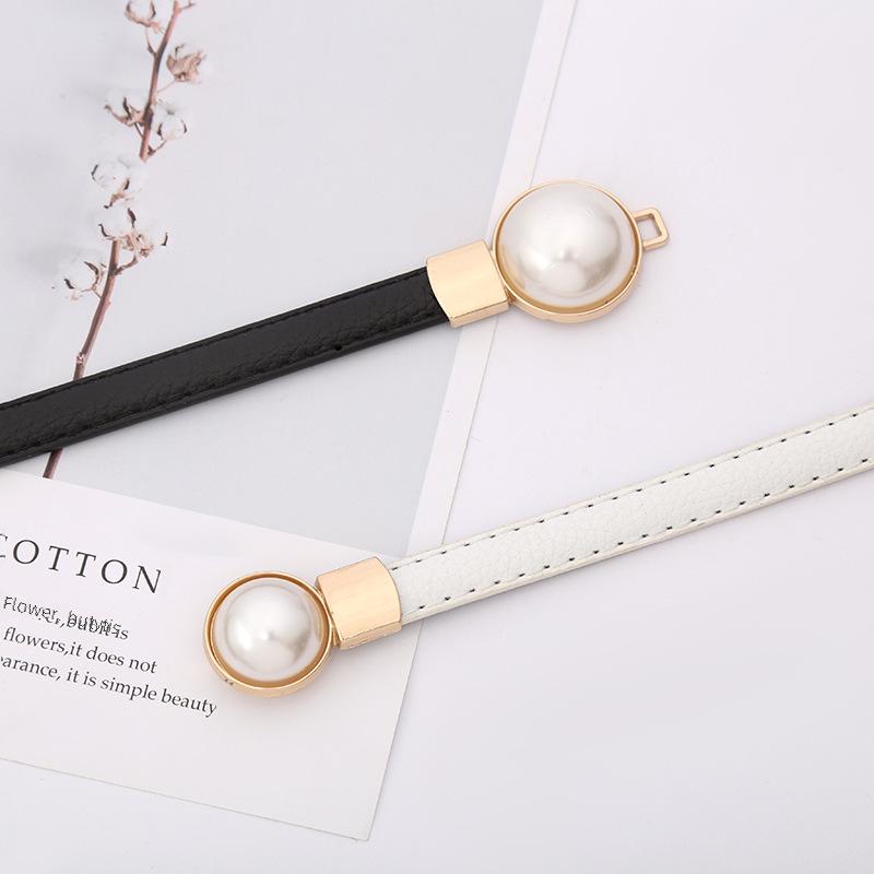 Women's Thin Korean Leather Belt: Adjustable, Versatile, Perfect for Trench Coats and Dresses