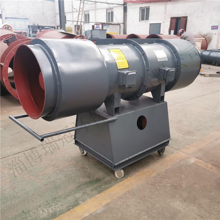 7.5kW Axial Tunnel Fan for Dust Removal, Air Supply, and Dehumidification in Construction
