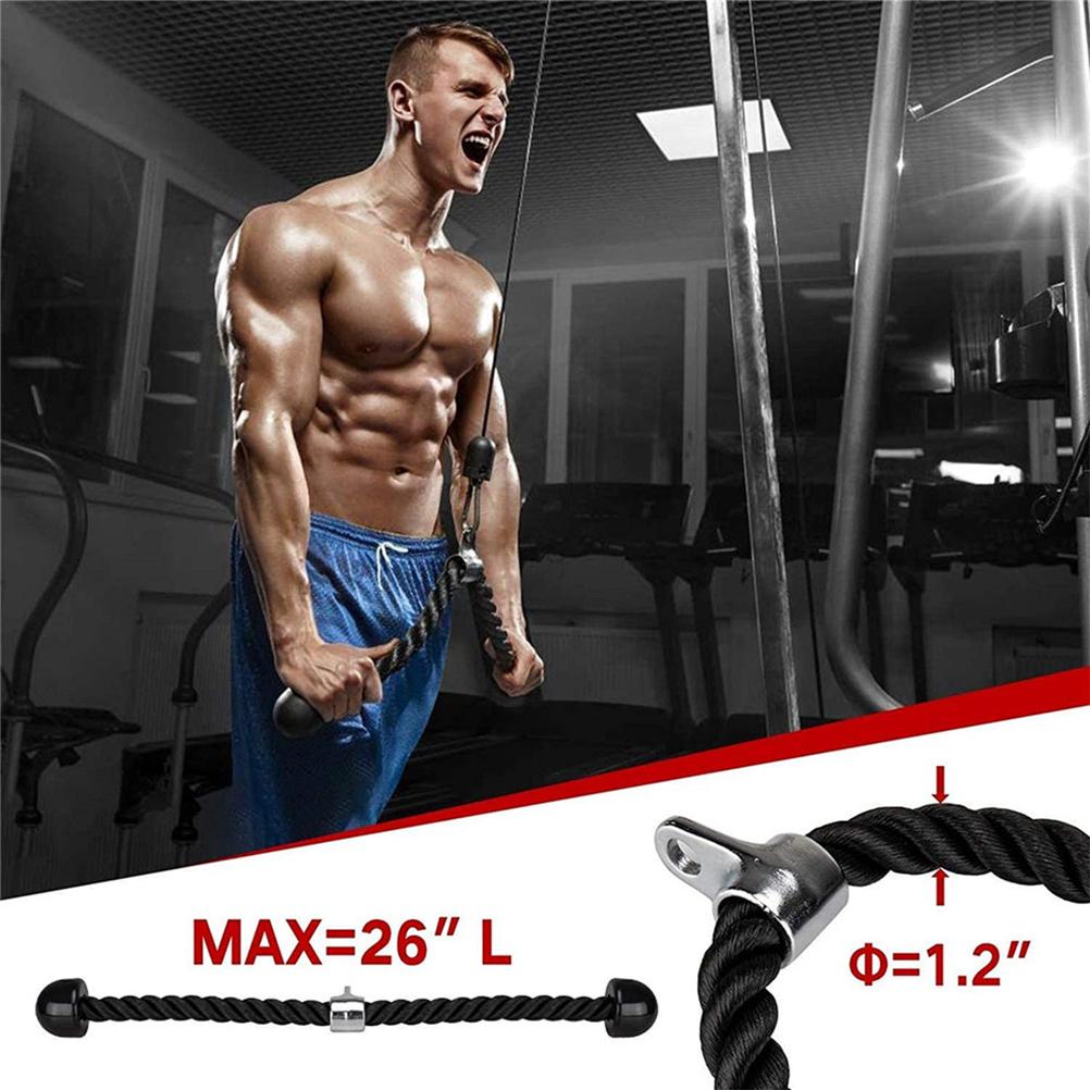 Forearm Wrist Roller Trainer Heavy Duty Arm Strength Training Exerciser with Pulley System for LAT