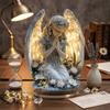 Warme Atmosphäre Heimdekoration Acryl Gebetsengel Acryl-Ornament Engelsstatue Geschenk