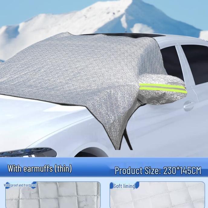 All-Season Car Windshield Cover: Snow & Sun Shield