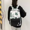 Schoolbag Japanese graffiti large capacity schoolbag male ins trendy cool junior high school high school college student campus travel backpack 