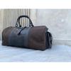 Leather Duffel Groomsmen Gift Bag Men Weekender Bag Large Travel Overnight Vacation Bag Anniversary Gym Gift Oversized Duffles Man Boyfriend