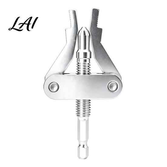 Plumbing Repair Tool Broken Pipe Extractor for 1/2 3/4 And 1 Inch Pipes Hardened Steel Damaged Valve Joint Removal Thread Remover with 1/4 Hex Shank