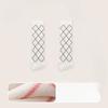 Female Autumn Diamond Lattice 10A Class Antibacterial Sweat Absorption Deodorizing Five Finger Tube Stack Socks